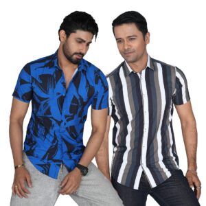 02 Pcs Combo Half Sleeve Shirt-26516S.